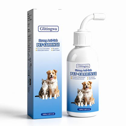 🐶🐱Gentle Pet Ear Wash | Odor-Free Cleaning for Dogs & Cats