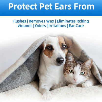 🐶🐱Gentle Pet Ear Wash | Odor-Free Cleaning for Dogs & Cats