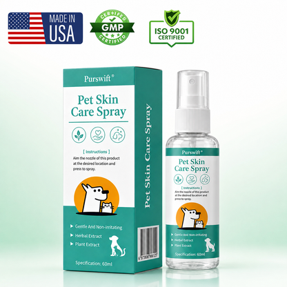 🎉Limited-time discount 70%🎉Purswift®Pet Skin Care  Spray🔥Best Seller🔥