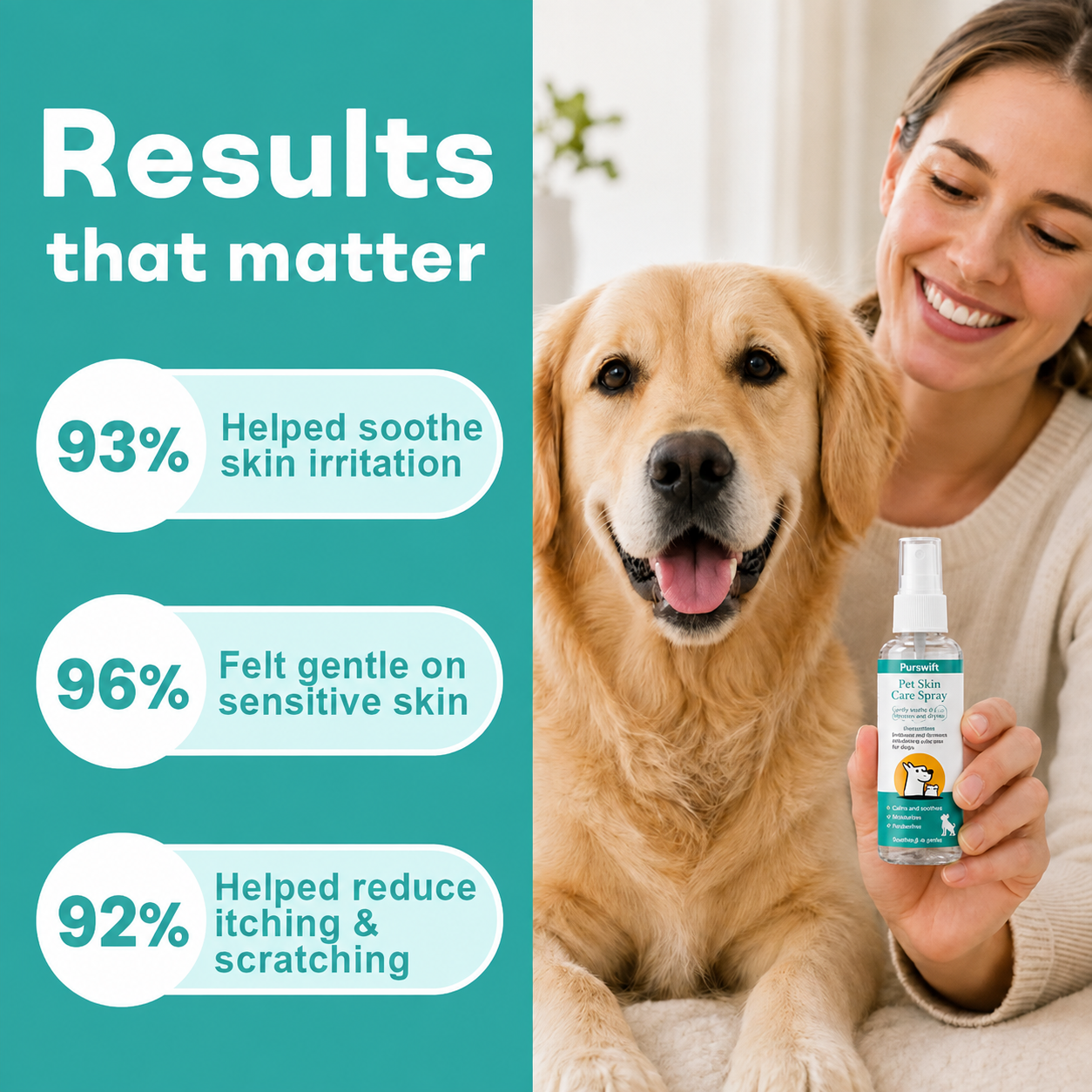 🎉Limited-time discount 70%🎉Purswift®Pet Skin Care  Spray🔥Best Seller🔥