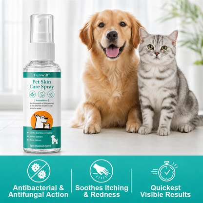🎉Limited-time discount 70%🎉Purswift®Pet Skin Care  Spray🔥Best Seller🔥