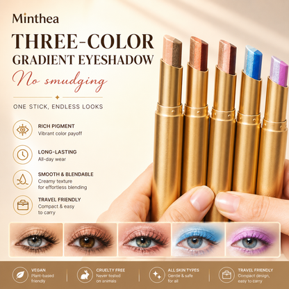 ✨3 Shade Cream Eyeshadow Stick | Smooth & Blendable